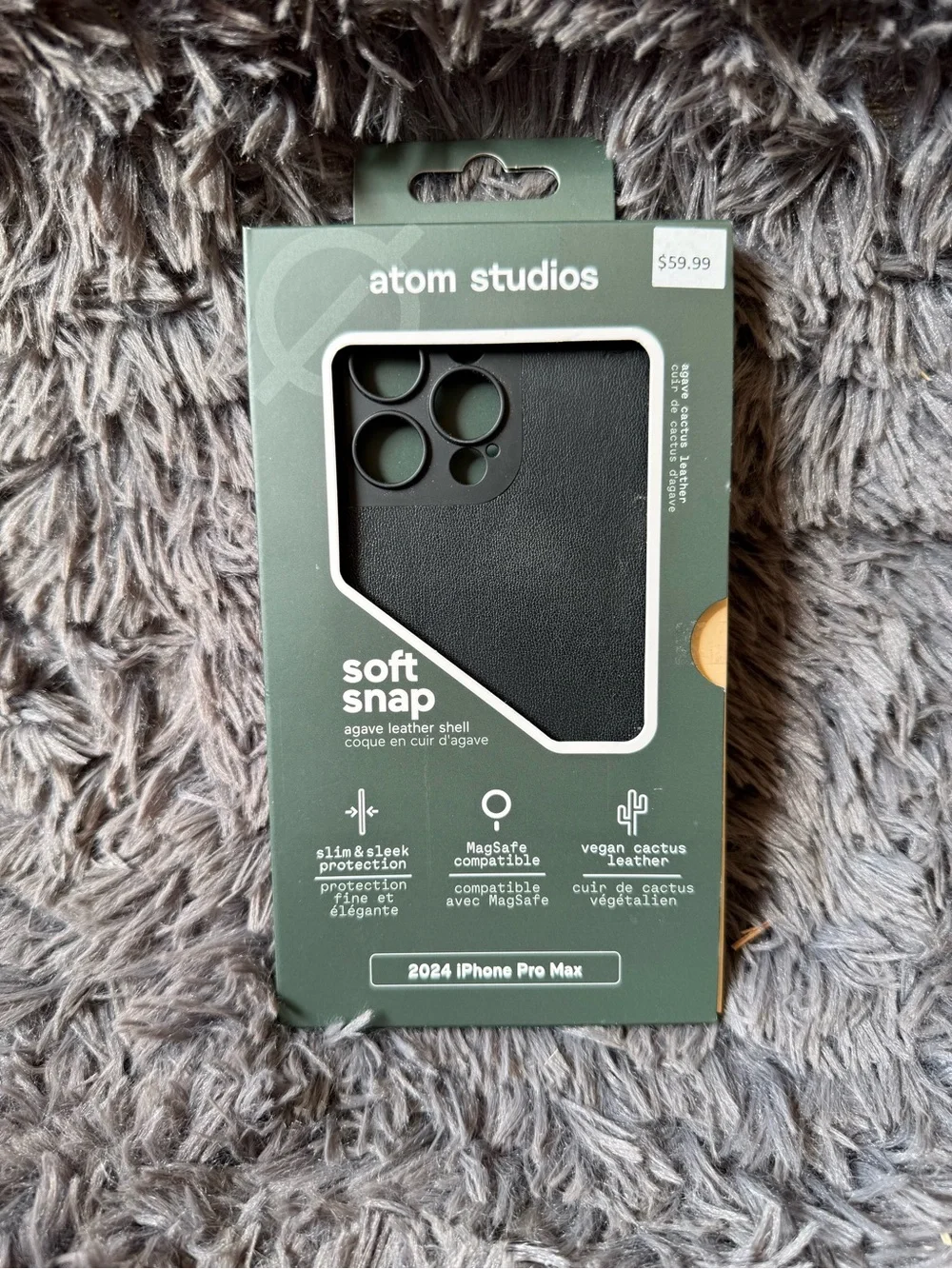 Atom Studios Soft Snap Agave Leather Shell Case